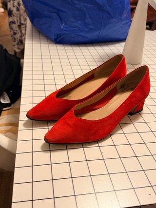 Scarpe rosse Pierri Genova artigianali