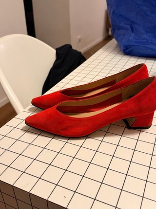 Scarpe rosse Pierri Genova artigianali