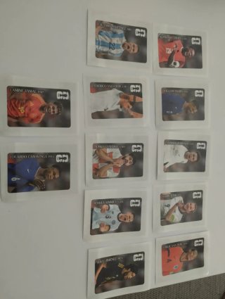 Colección 12 cromos Panini Coca-Cola Mundial