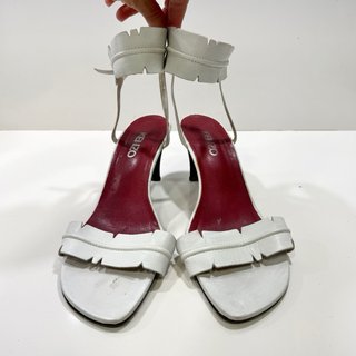 Talla 40 - Sandalias Kenzo Blancas Tacón