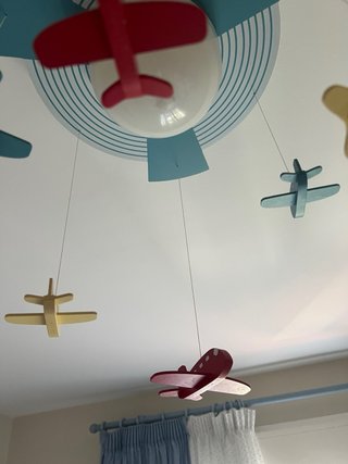 Lámpara Techo Infantil Aviones