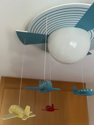 Lámpara Techo Infantil Aviones