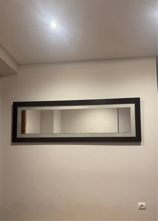 Espejo rectangular madera y cristal