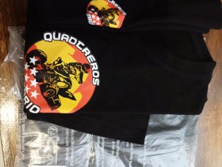 Camiseta QUADCREROS MADRID Negra y blanca