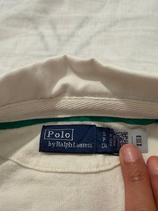 Polo Ralph Lauren Blusa Rayas Verde/Blanco