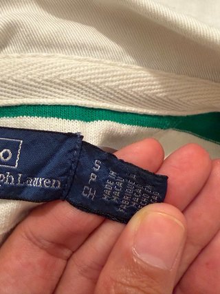 Polo Ralph Lauren Blusa Rayas Verde/Blanco