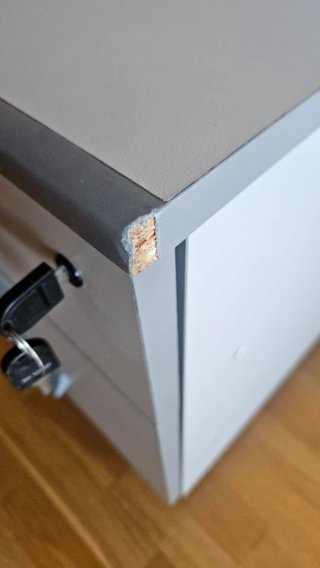 Cajonera de oficina 3 cajones con llave