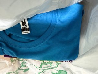 Camiseta Roly Talla L Azul