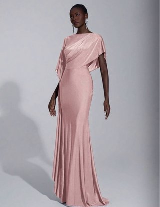 Vestido rosa elegante