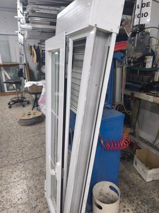 2 Ventanas Aluminio Abatibles 51,5 x 153 cm