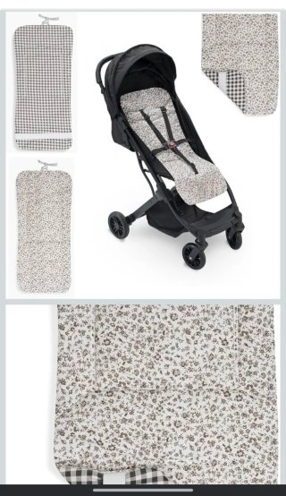 Colchoneta verano silla paseo floral