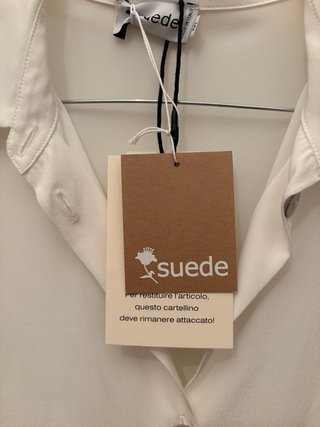 Camicia seta bianca taglia M