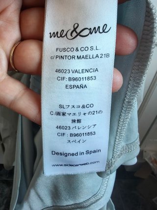 Vestido tirantes blanco con tul gris
