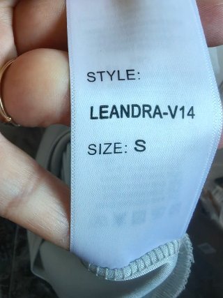 Vestido tirantes blanco con tul gris