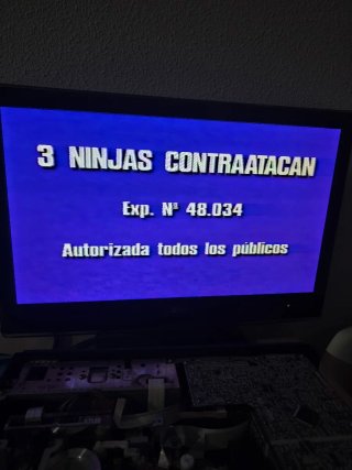 3 Ninjas Contraatacan VHS