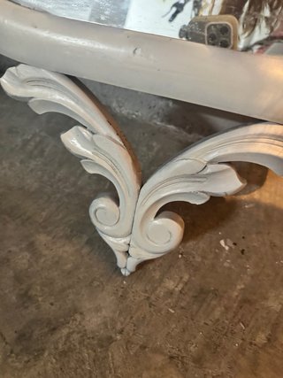 Espejo decorativo blanco vintage