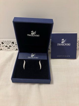 Pendientes Swarovski Mujer Plata