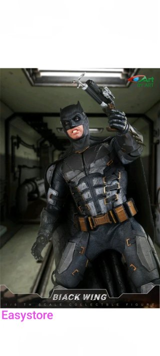 Pack 2 Figuras Batman 1:6 Hot Toys y Byart