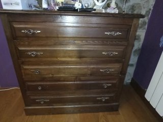 Conjunto Muebles Dormitorio Doble Madera