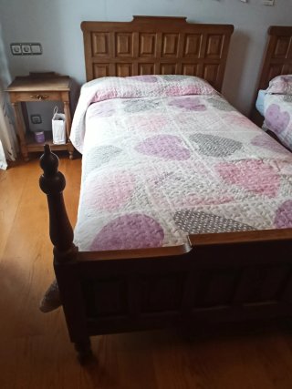 Conjunto Muebles Dormitorio Doble Madera