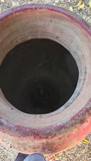 Tinaja antigua murciana de barro 104 cm - Original