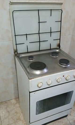 Cocina a gas natural