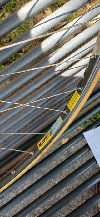Ruota Posteriore Mavic x Tubolare 28 "