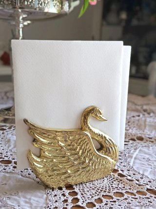 Portalettere vintage in ottone