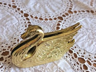 Portalettere vintage in ottone