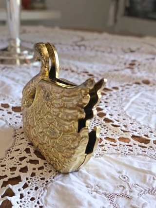 Portalettere vintage in ottone