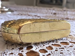 Portalettere vintage in ottone