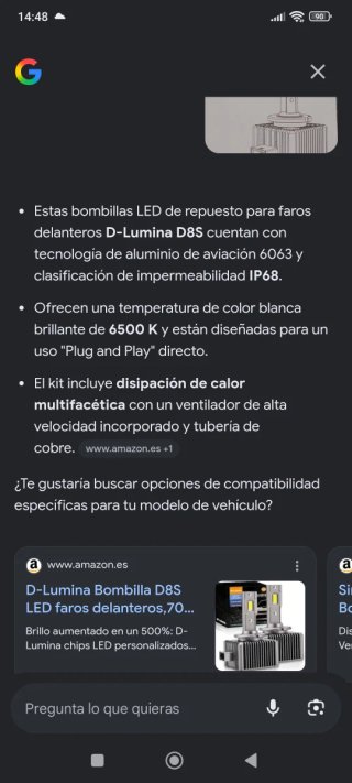 Bombillas led D3s