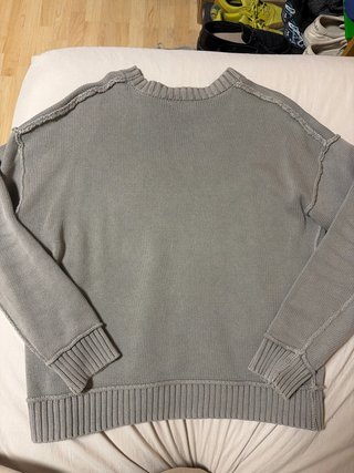Sudadera Zara Gris Estampada