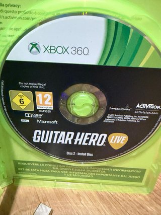 Controller chitarra per Guitar Hero Live su Xbox 360