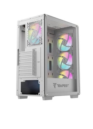 Torre PC Tempest Airflow Garrison ARGB ATX Blanca