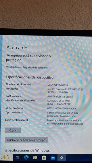Torre PC para piezas o reparar (8GB RAM / SSD 120G