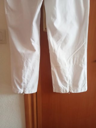 Pantalón blanco algodón fino