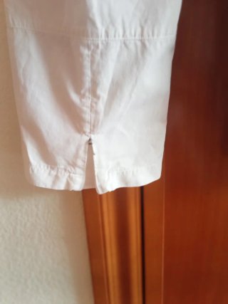 Pantalón blanco algodón fino