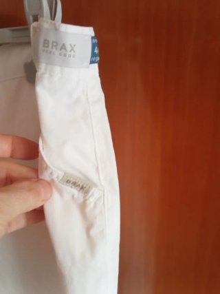 Pantalón blanco algodón fino