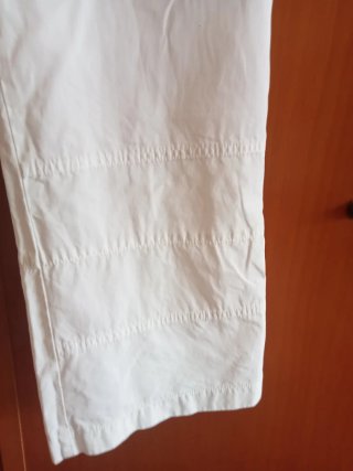 Pantalón blanco algodón fino