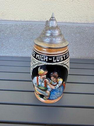 Caneca Cerveja Alemã com Tampa