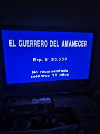El Guerrero Del Amanecer VHS Patrick Swayze