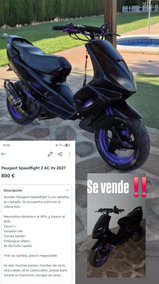 Peugeot Speedfight 2 AC ITV 2027