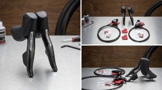 Manetas SRAM Force D2 ETAP AXS y pinzas
