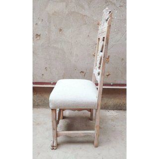 Silla rústica francesa restaurada | Bouclé