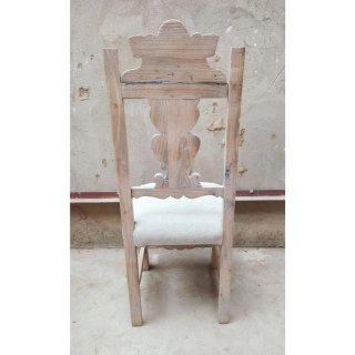 Silla rústica francesa restaurada | Bouclé