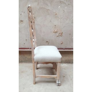 Silla rústica francesa restaurada | Bouclé