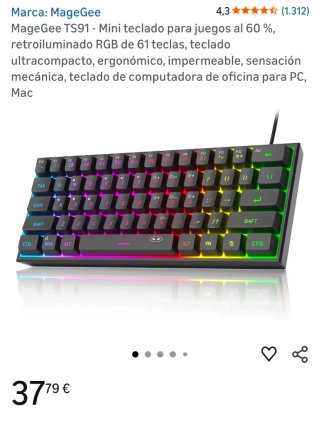 Teclado Gaming RGB
