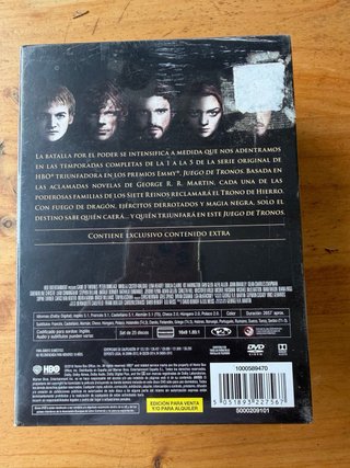 Juego de Tronos DVD Temporadas 1-5