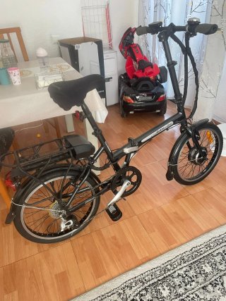 Bicicleta Plegable Negra
